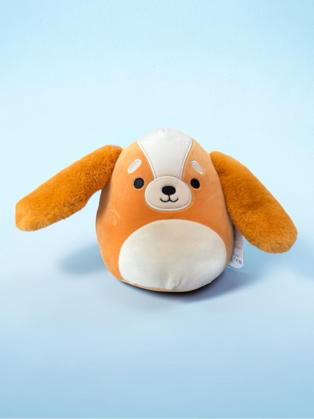 Squishmallows Orange & Cream Puppy Plush